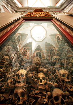 Cathedral, ossuary, Beati Martiri Indrutini, Otranto, Salento, Apulia, Italy, Europe