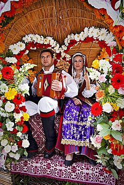 Sant'Efisio traditional event, the most important religious feast in Sardinia, Cagliari (CA), Sardinia, Italy, Europe