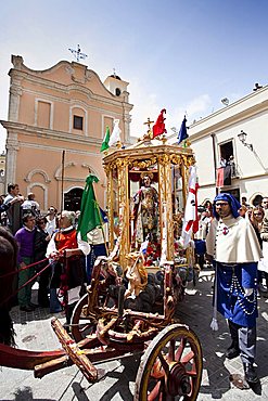 Sant'Efisio traditional event, the most important religious feast in Sardinia, Cagliari (CA), Sardinia, Italy, Europe