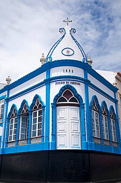 Imperios tipical house, Angra do Heroismo, Terceira, Azores Island, Portugal, Europe