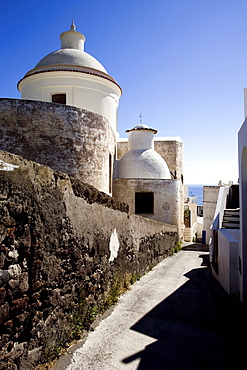 Church, Stromboli Island, Aeolian Islands, Sicily, Italy