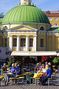 Kauppatori market square, Turku Abo, Finland, Scandinavia, Europe