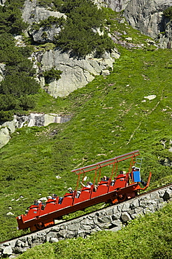 gelmerbahn, gelmersee, switzerland