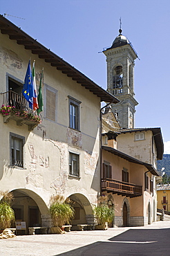 historical centre, vilminore di scalve, italy