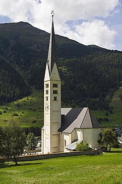 main church, zernez, switzerland