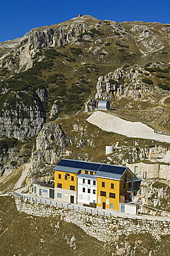 papa mountain refuge, pasubio mountain, italy