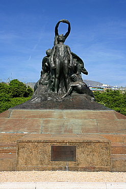 Statua Giuseppe Garibaldi statue, Quarto dei Mille, Ligury, Italy, Europe