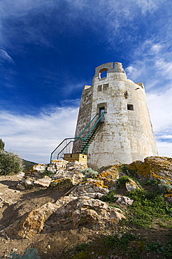 Chia Tower, Domus de Maria, Cagliari District, Sardinia, Italy