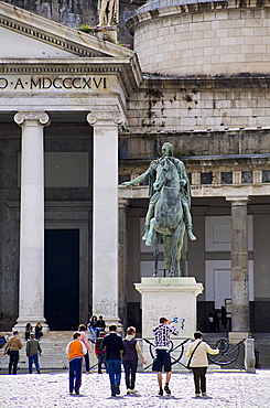 Piazza del Plebiscito, Naples city, Campania, Italy, Europe