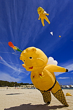 Kites festival, Trapani, Sicily, Italy, Europe