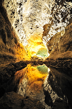 Cueva de Los Verdes, volcaninc cave, Lanzarote, Canary Islands, Spain, Europe