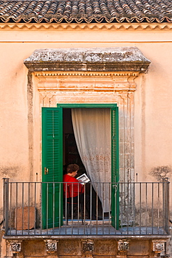 Foreshortening, Noto, Sicily, Italy, Europe