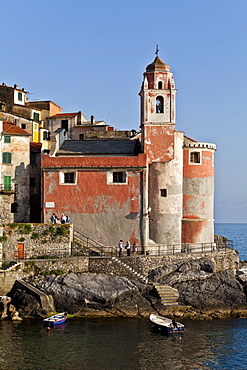 Church of San Giorgio, Tellaro, Golfo dei Poeti, Ligury, Italy, Europe