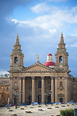 San Publio Church, Floriana, Malta Island, Mediterranean Sea, Europe