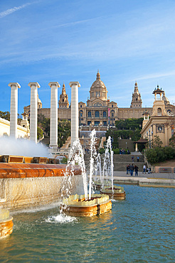 Font Màgica, Montjuïc, Barcelona, Catalonia, Spain, Europe