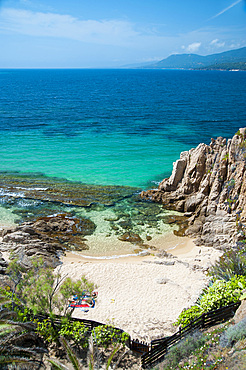 Spiaggia Mancinu beach, Propriano, Corsica, France, Europe