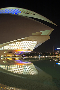 Palau de les arts Reina Sofia, Ciutat de les Arts i les Ciències, Valencia, Spain, Europe