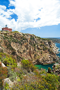 Lighthouse of Cape Spartivento, Chia, Domus de Maria, Sardinia, Italy, Europe