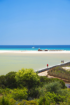 Lagoon, Su Giudeu, Cape Spartivento, Chia, Domus de Maria, Sardinia, Italy, Europe