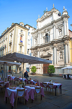 Piazza Corpus Domini, historic city center, Turin, Piedmont, Italy, Europe