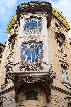 Casa Fenoglio palace, La Fleur, Liberty Palace, Corso Francia, historic city center, Turin, Piedmont, Italy, Europe