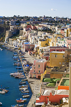 La Corricella, Procida island, Campania, Italy, Europe