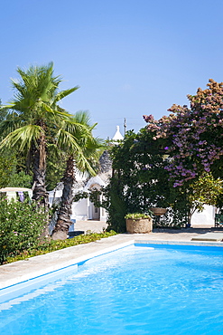 Traditional old Trullo refurbished, Ceglie, Valle d'Itria Valley, Apulia, Southern Italy, Europe