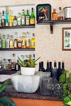 Interiors, Il Giardino Di Epicuro restaurant, the epicurean garden, Maratea, Basilicata, Italy, Europe