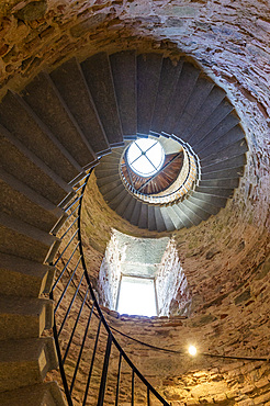 casotto castle: stairs, garessio, italy