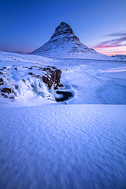 Kirkjufell Mount, Iceland, North Atlantic Ocean