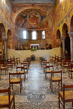 The origin of the Pomposa Abbey dates back to the 6th-7th centuries as a Benedictine settlement on the Insula Pomposia, a wooded island surrounded by two branches of the river and protected by the sea. After the year 1000 it became a thriving monastic center. Ravenna, Emilia Romagna, Italy