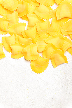 Handmade Tortelli fresh pasta, Italy