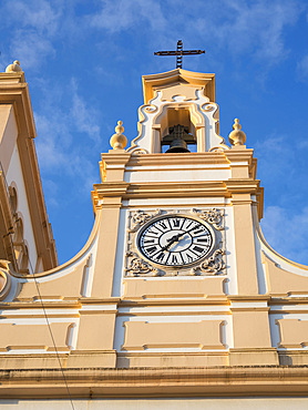 Igreja do Santissimo Salvador da Se. Capital Angra do Heroismo, the historic center is part of UNESCO world heritage. Island Ilhas Terceira, part of the Azores (Ilhas dos Acores) in the atlantic ocean, an autonomous region of Portugal. Europe, Azores, Portugal.