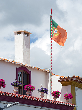 Capital Angra do Heroismo, the historic center is part of UNESCO world heritage. Island Ilhas Terceira, part of the Azores (Ilhas dos Acores) in the atlantic ocean, an autonomous region of Portugal. Europe, Azores, Portugal.