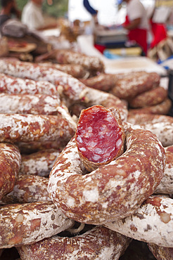 Typical Sausage, Sardinia, Italy, Europe