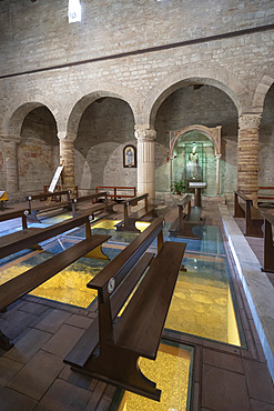 Abbey of San Clemente al Vomano, Interior, Guardia Vomano, Notaresco, Abruzzo, Italy, Europe