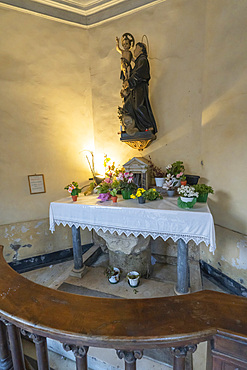 Corso díAugusto course, Temple of Sant'Antonio, Interior, Rimini, Emilia Romagna, Italy, Europe