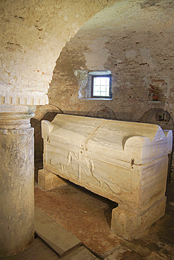 Crypt Abbey of San Gervasio, Mondolfo, Marche, Italy, Europe