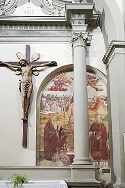 St. Francis Church, Fresco, Orange Flag Award, Chiusi, Tuscany, Italy, Europe