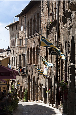 Street in Volterra, Tuscany, Italy, Europe 