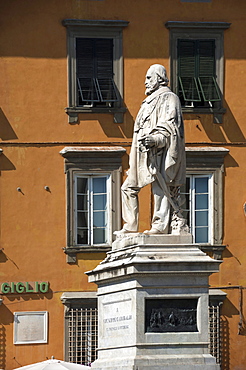 Statue of Garibaldi, Lucca, Tuscany, Italy, Europe