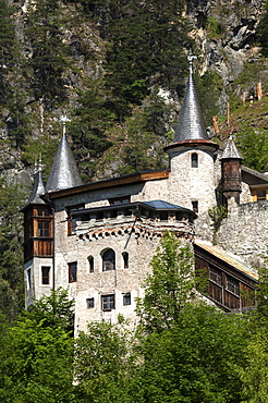 Fernsteinsee Castle, approaching Ferne Pass, Austria, Europe