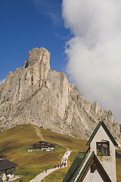 Passo Giau, Mount Averau, 2648m, Dolomites, Italy, Europe