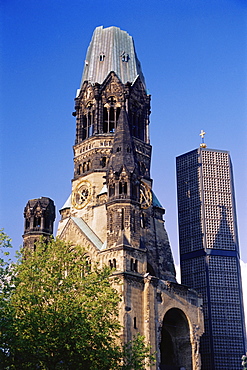 Kaiser-Wilhelm church, Berlin, Germany, Europe