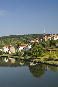 Schengen, Moselle wine route, Luxembourg, Europe