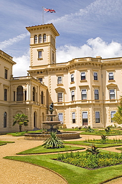 The home of Queen Victoria and Prince Albert, Osborne House, Isle of Wight, Hampshire, England, United Kingdom, Europe