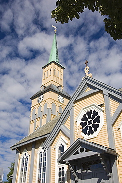 The wooden Cathedral, Tromso, Norway, Scandinavia, Europe