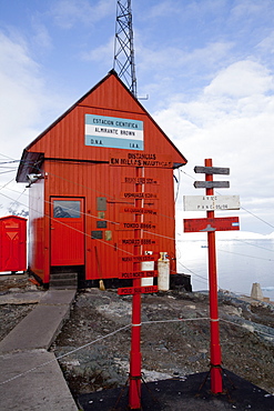 Argentina Research Station, Paradise Bay, Antarctic Peninsula, Antarctica, Polar Regions