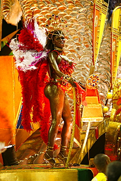 Carnival parade at the Sambodrome, Rio de Janeiro, Brazil, South America