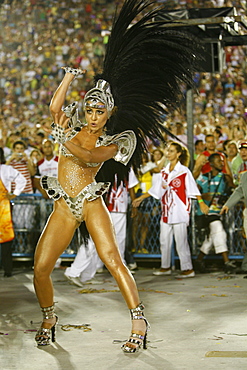 Carnival parade at the Sambodrome, Rio de Janeiro, Brazil, South America